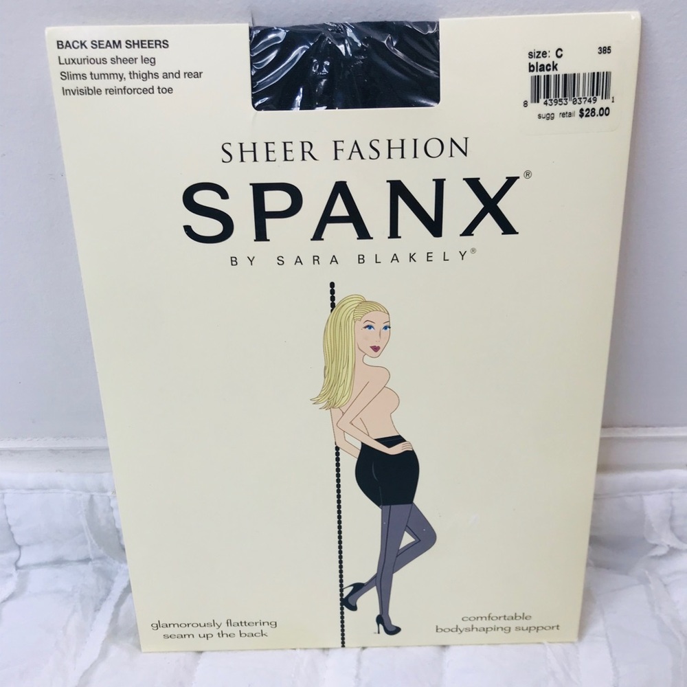 Spanx Sheer Fashion Back Seam Sheers